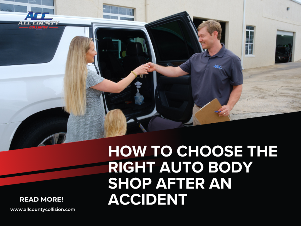 How to Choose the Right Auto Body Shop After an Accident