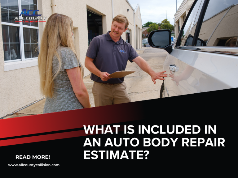 What Is Included in an Auto Body Repair Estimate