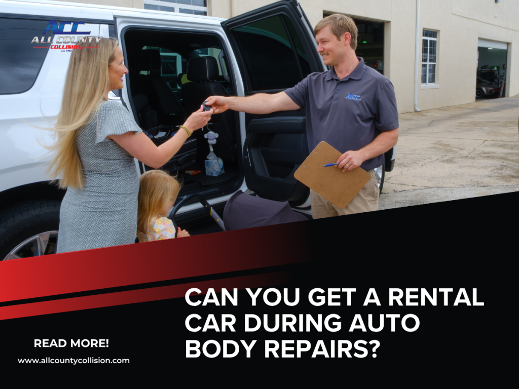 Can You Get a Rental Car During Auto Body Repairs