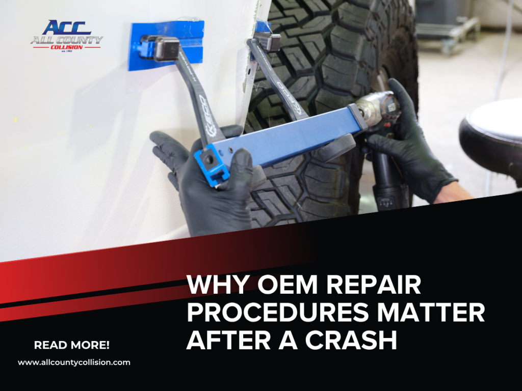Why OEM Repair Procedures Matter After a Crash